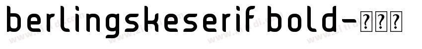 berlingskeserif bold字体转换